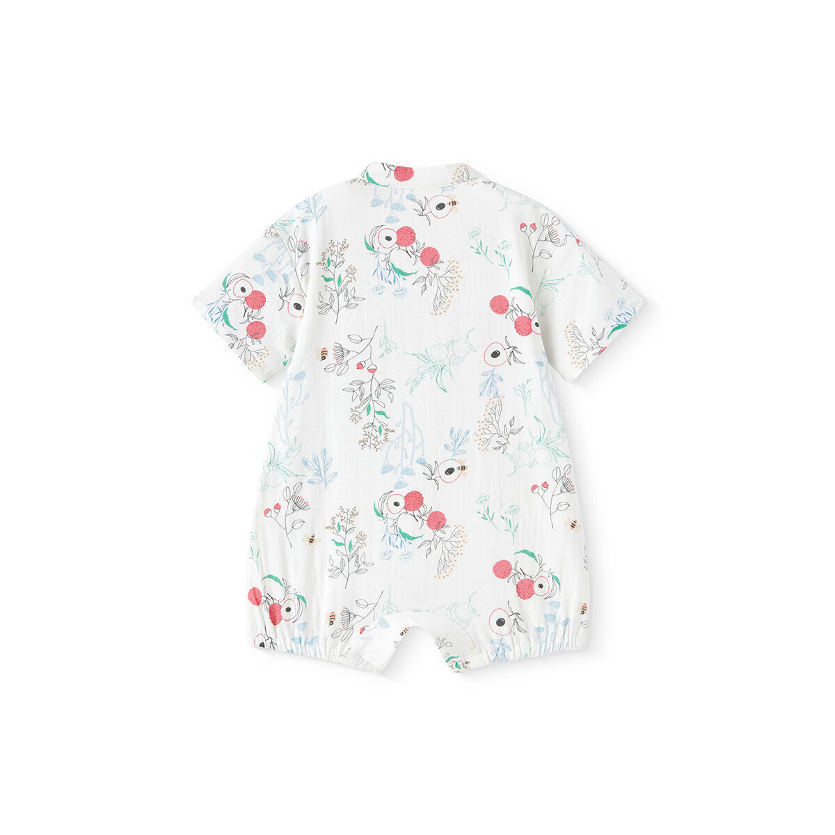 YEEHOO Baby Clothes Summer Bamboo Fiber Breathable Short-Sleeve Romper Bodysuit for Boys And Girls