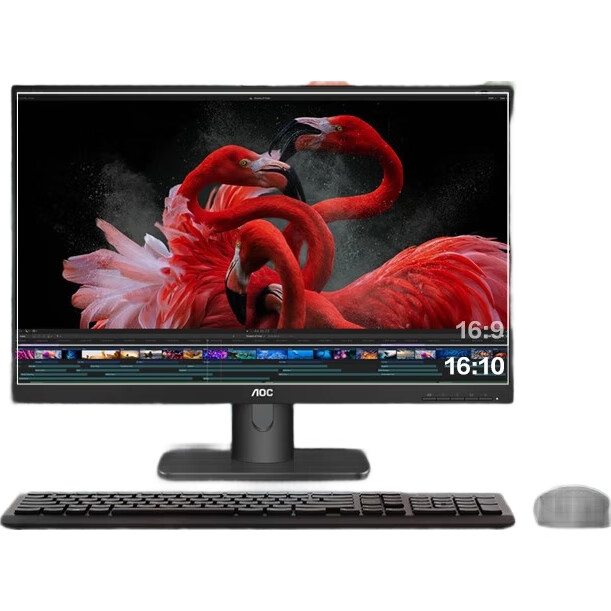 Монитор AOC X23E1H, 22.5 дюйма, 1920x1200, IPS, 16:10, черный