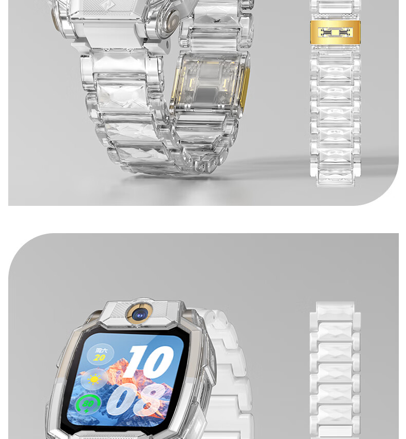 Iboann Compatible Watch Band with Clasp for Xiaotianc Z11, Magnetic Clasp for Z10 Children's Watch, Compatible with Z9/Z8/Z7A/Z6A/Z5PRO/D3/N3/Q1A/D2/Z1S/Y05 Accessories, Rainbow 23