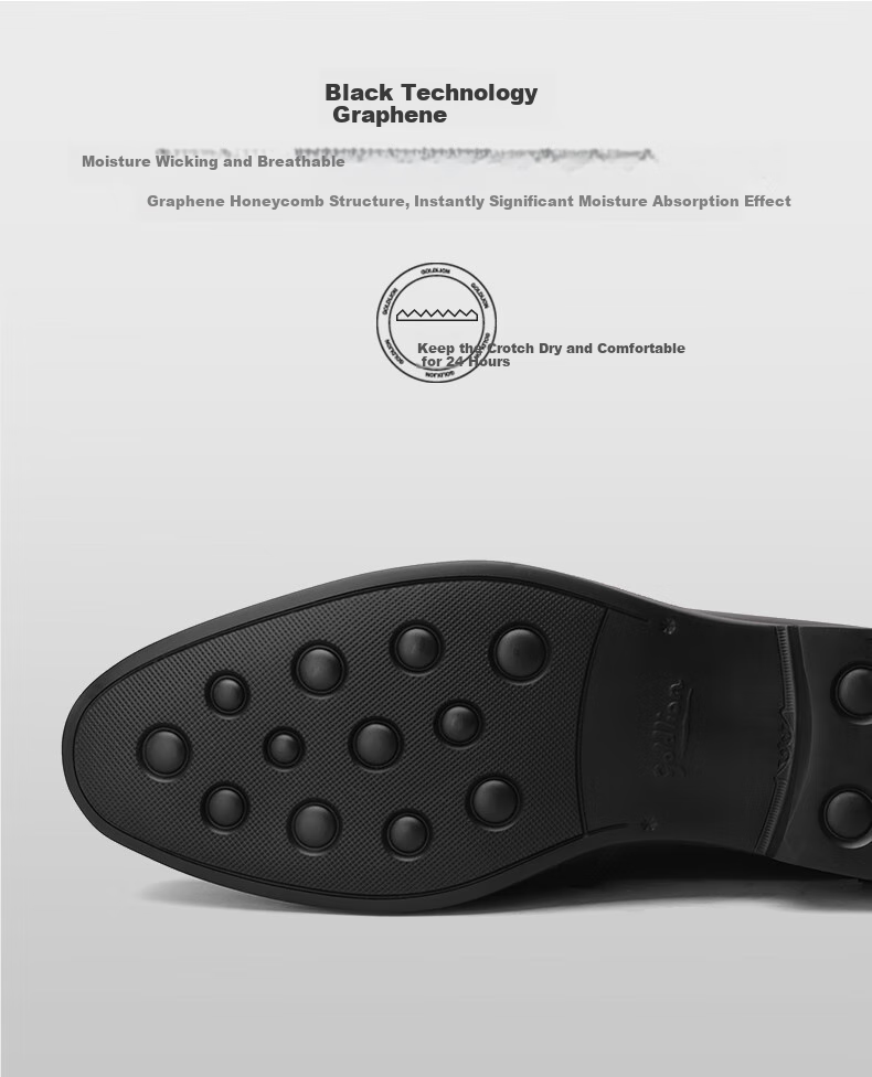 Goldlion Men's Leather Shoes, Fashionable Business Casual Shoes, Comfortable Lightweight Durable Loafers G521330005AAA Black Size 42 7