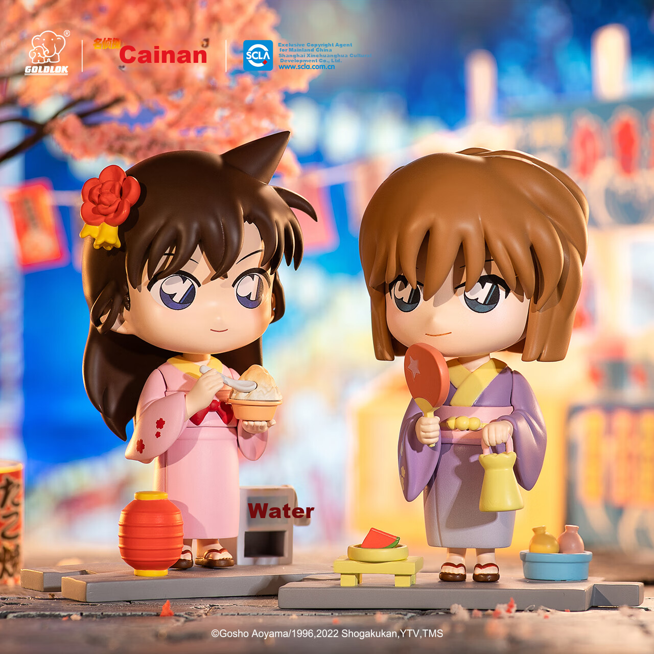 GOLDLOK Detective Conan Garden Party Series Blind Box Figurine, Trendy Toy Decoration, Official Merchandise, Birthday Gift