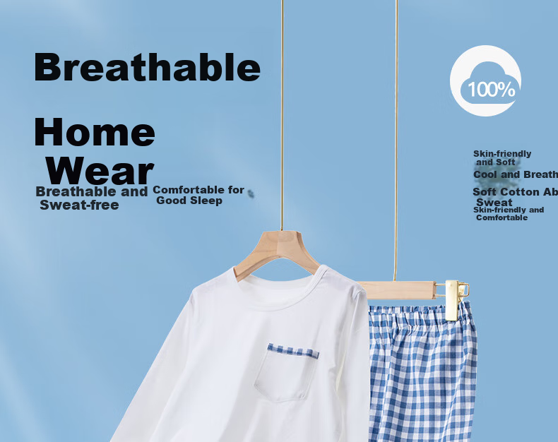 NUBIWU Children's Pajamas, Boys' Autumn Wear, New Style Baby Pure Cotton Loungewear, Girls' Autumn Full Cotton Underwear Set 1
