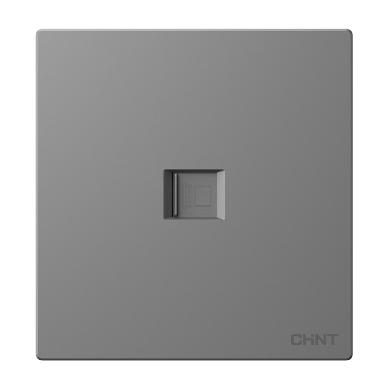 CHNT Switch Socket Cream Large Panel Concealed X1M Eight-Core Computer Socket