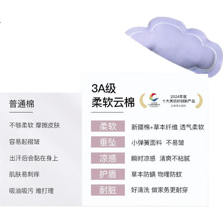 Женский домашний комплект Ubras Cloud Cotton Herbal, пижама с коротким рукавом и шортами, чисто-белый, размер M