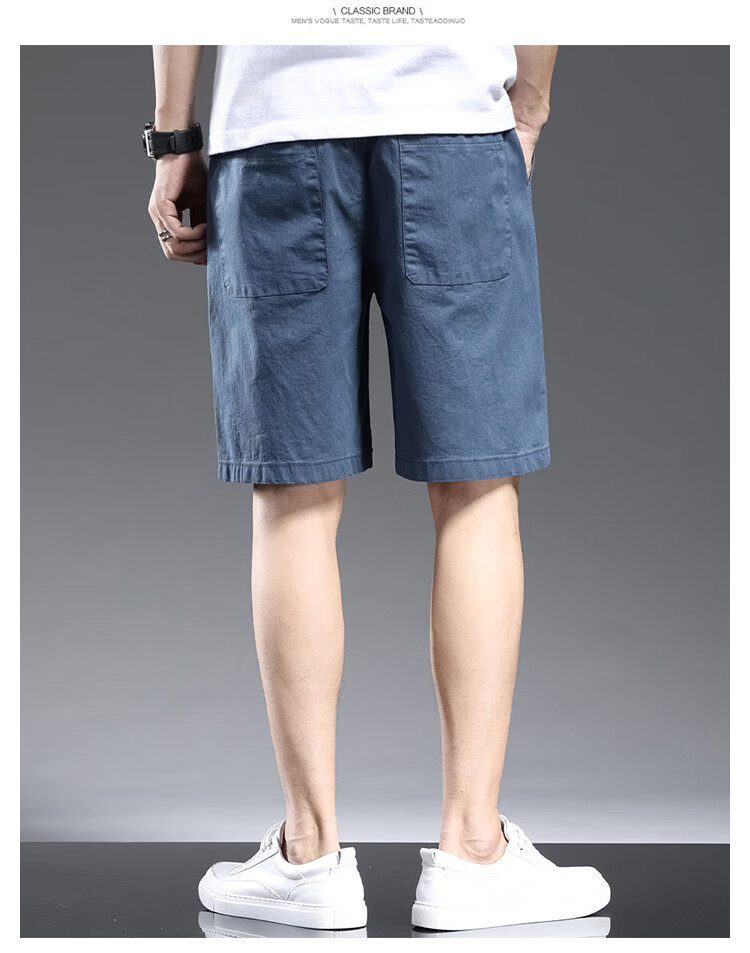 Zengzhi 2026 Summer Lightweight Casual Men's Shorts Fashion Sports Loose Straight Five-Point Pants Versatile Mid-Length Men's Trousers 6