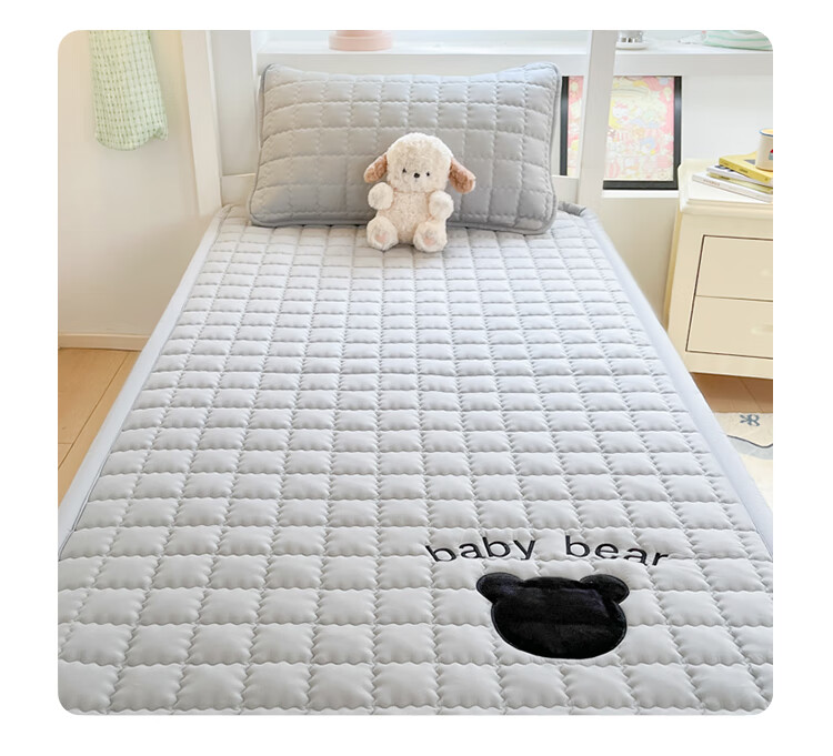 Wuyinliangpin Class A Fabric, All-Cotton Cotton Mattress Pad, Single Student Dormitory Bed Cover, Mattress Pad, 90x190cm 7