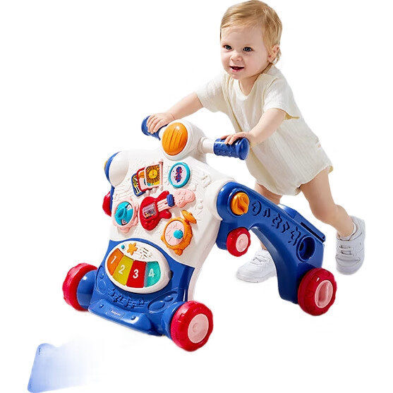 Детский ходунок-каталка babycare с регулируемой скоростью, многофункциональный балансировочный велосипед с защитой от опрокидывания, для детей от 9 месяцев до 3 лет, Keluomei