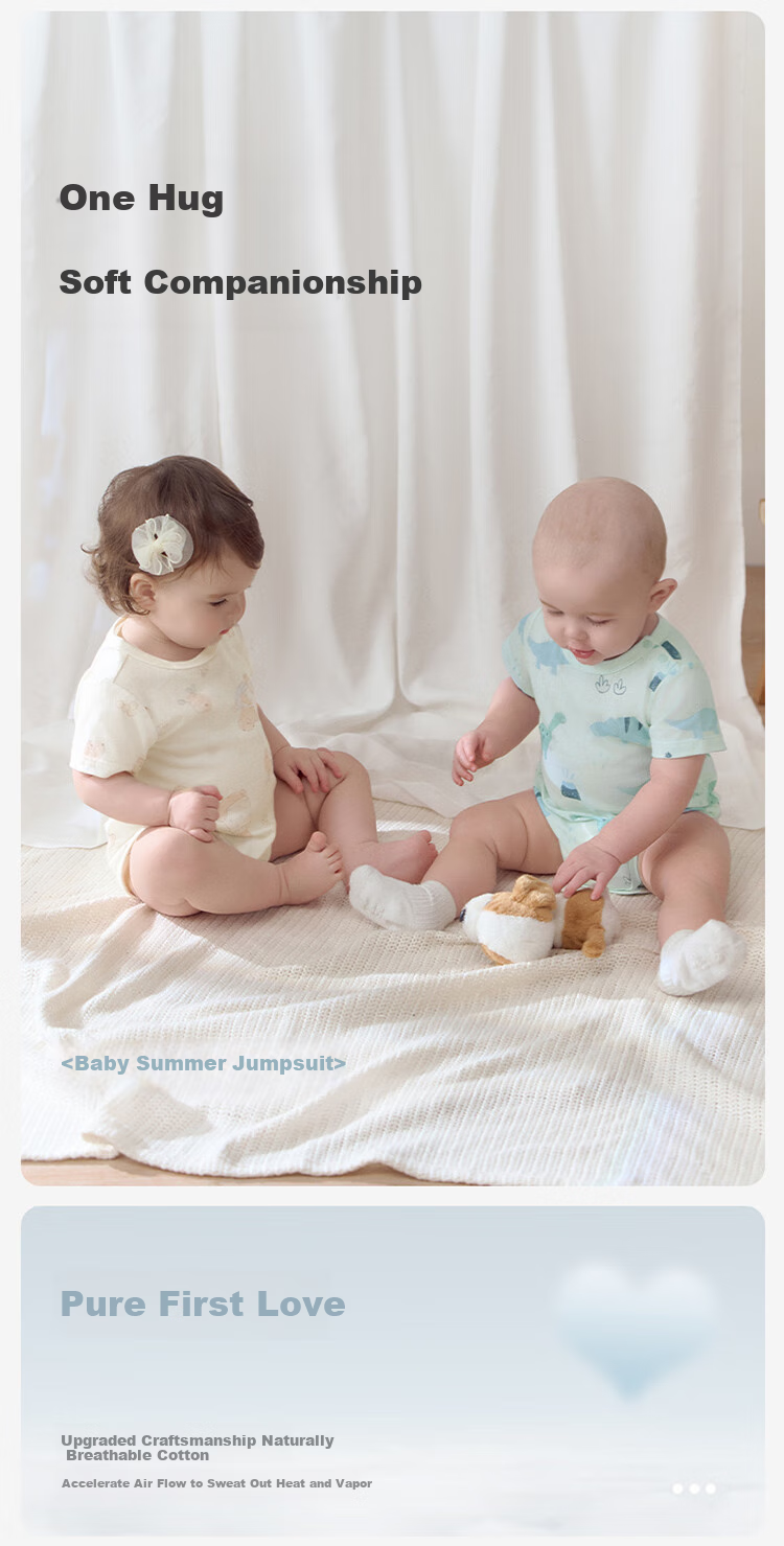DAVE & BELLA Newborn Romper, Baby Boy Summer Cotton Onesie, Baby Girl Triangle Bodysuit, Baby Girl Onesie 2