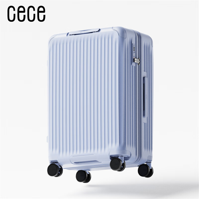 Чемодан cece, большой, на колесиках, с кодовым замком, мужской и женский, для студентов, синий, 20 дюймов