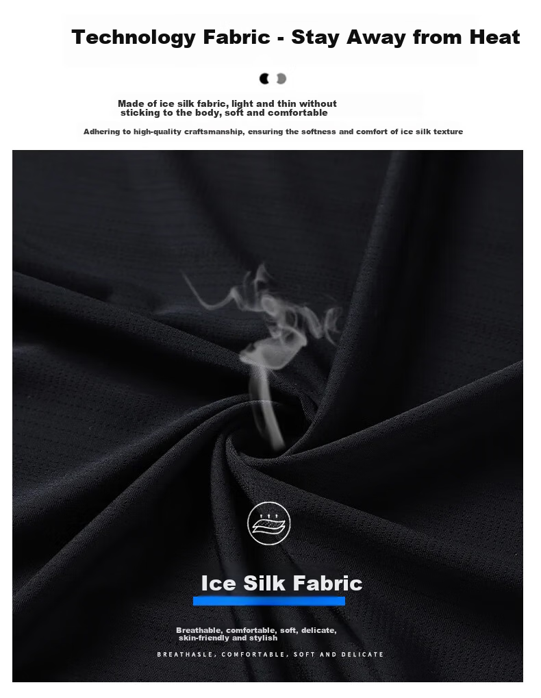 MiiOW Ice Silk Sports Tank Top for Men, Summer Quick-Dry Mesh Breathable Sleeveless T-Shirt Fitness Wear, Father's Day Gift 8