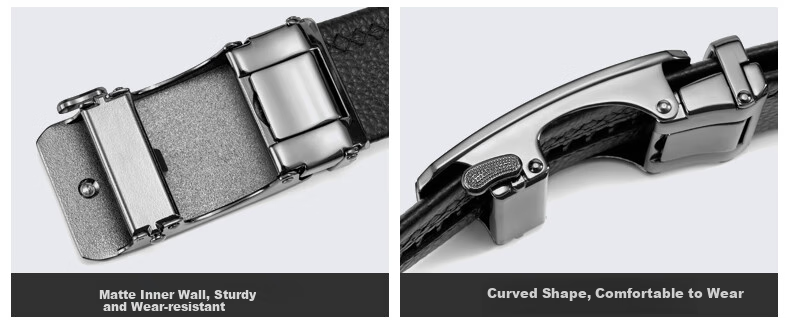 Aokang Men's Automatic Buckle Belt, Top-Grain Leather Gift Box, Business Trouser Belt, Birthday Gift for Husband 5