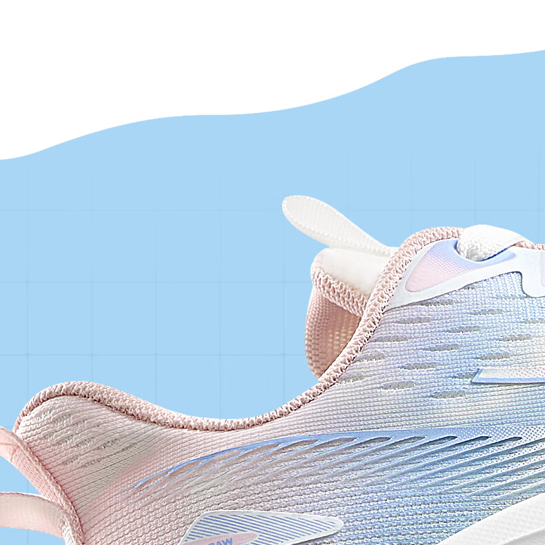 Warrior Official Women's Sports Shoes Spring Summer New Thick Sole Casual Shoes 1611 White Blue Pink Size 38 13