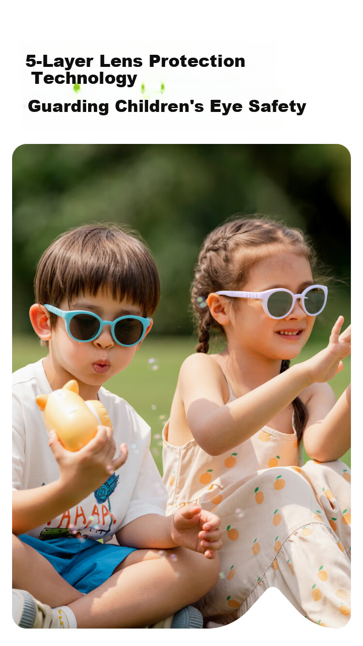 Beneunder Children's Sunglasses, Polarized Sunglasses for Boys And Girls, UV Protection, Baby Sunshades 3