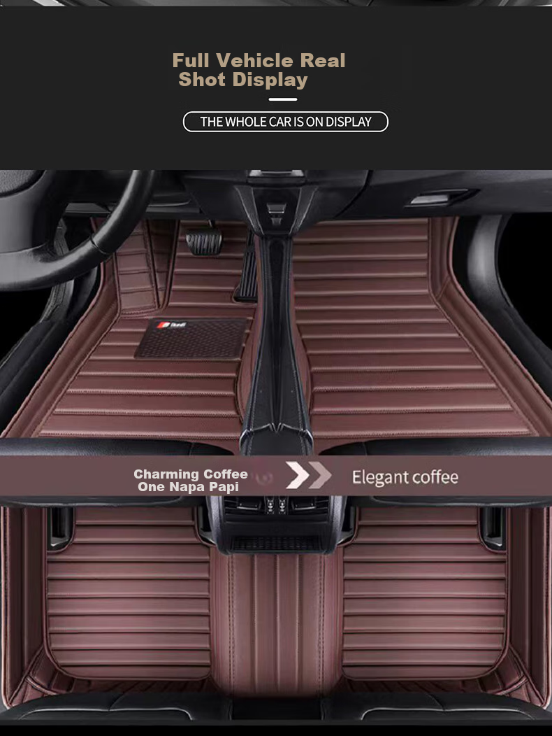 SIKEDI Audi A6L Full Coverage Floor Mats for 2012-2018 Models, Durable Waterproof Odorless Car Mats 7