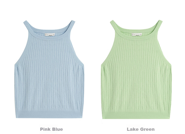 Inman Lightweight Cool Knit Vest Small Camisole 2025 Summer New Women's Layered Slim Top Lotus Pink S 30