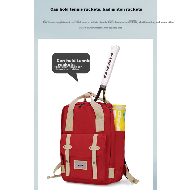 HEAD Backpack, Badminton Bag with Large Capacity, Tennis Bag with Stylish Design, Unisex Laptop Bag, Sports Travel Bag 11