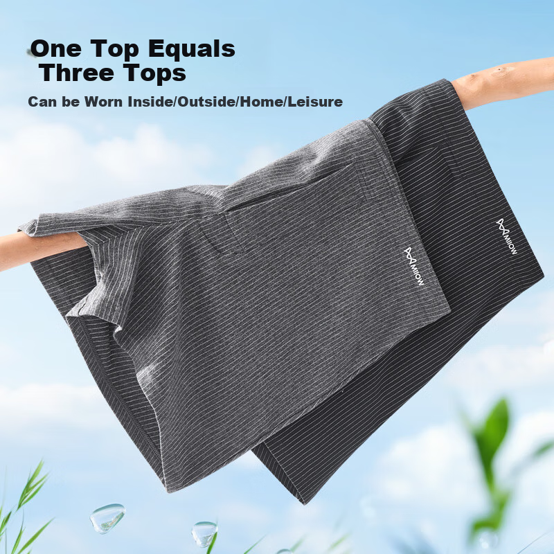 MiiOW Men's Boxer Briefs, Pure Cotton Loose-Fitting Sleep Shorts, Large Size Comfortable Breathable Boxer Shorts, 2 Pairs