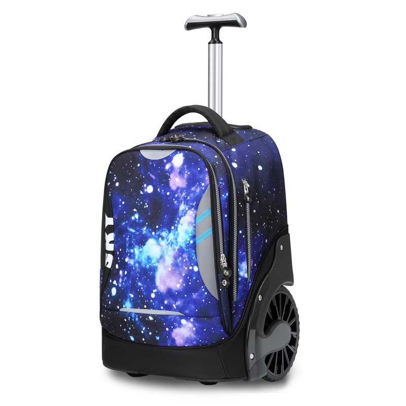 Dijiuchengbao Trolley Backpack for Primary School Students Grades 3-6 Boys And Girls Middle School Students Large Capacity Children's Backpack