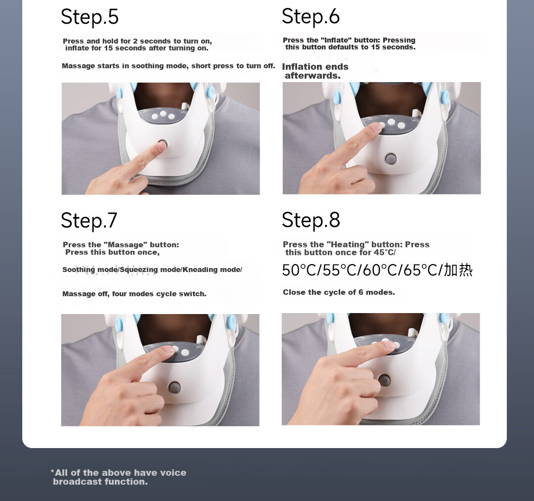 KCOTSON Neck Fixator HC60 Graphene Electric Cervical Heat Therapy Massager, Smart Neck Brace Traction Device, Correction Fixator, Birthday Gift for Parents, Boyfriend, Practical Present 22