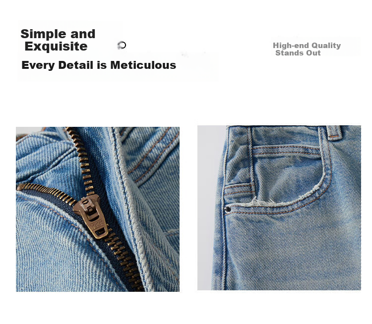 Dme [Jinjiang Luobo Pants] Spring 2025 New Vintage Gradient Washed Blue High-Waisted Slimming Harem Pants for Wome 8