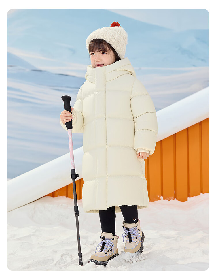 BALABALA Kids Down Jacket Children's Winter 2025 Thickened Goose Down Coat Extreme Cold Warmth 208425107221 6