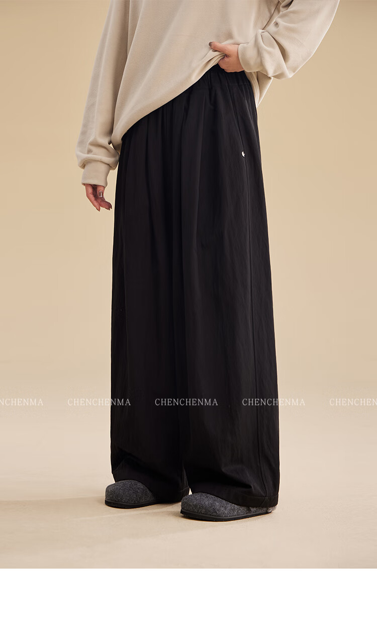 Chenchenma Parent-Child Fleece-Lined Sherpa Fleece Loose Casual Versatile Pants 7281D 24