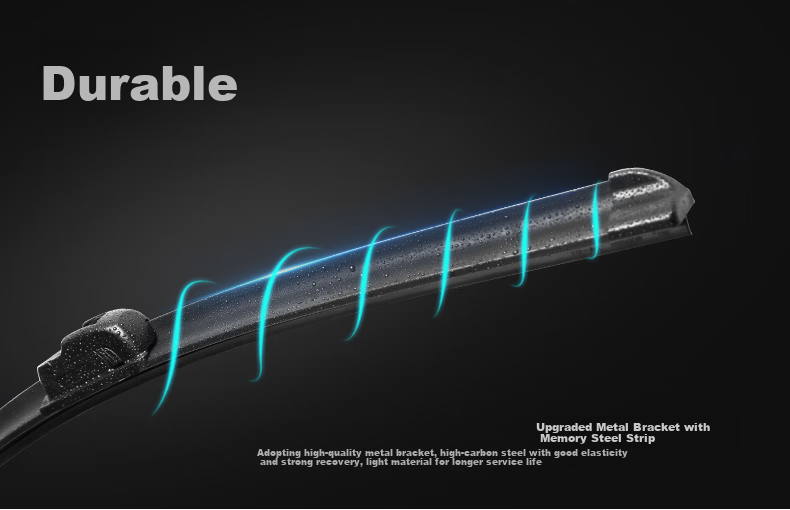 Meisim Windshield Wiper Blade for BYD S6 (2011-2014 Models)/BYD S7 (2015 Model), Rubber Strip Wiper Blade 6