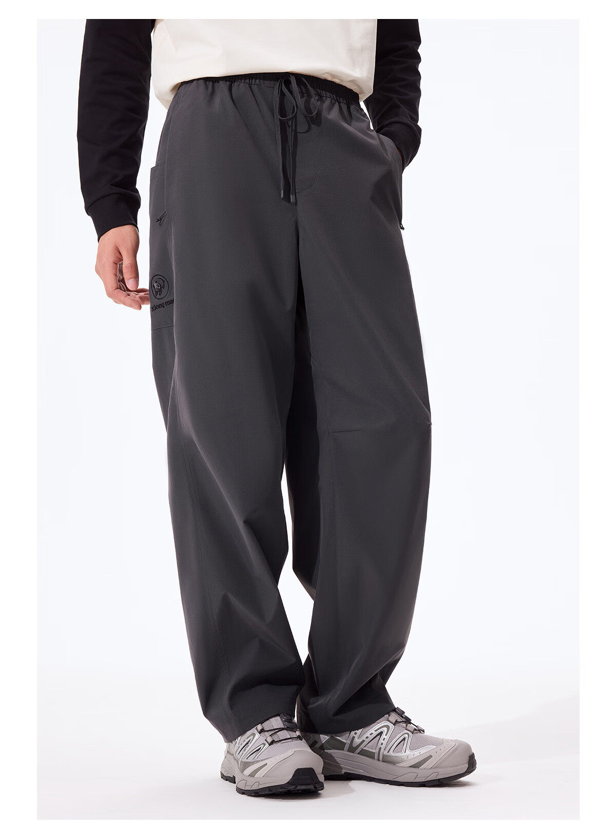 Panda Zhang Yuxi Casual Straight-Leg Loose Water-Repellent Hiking Sports Pants Unisex 9226, L 19
