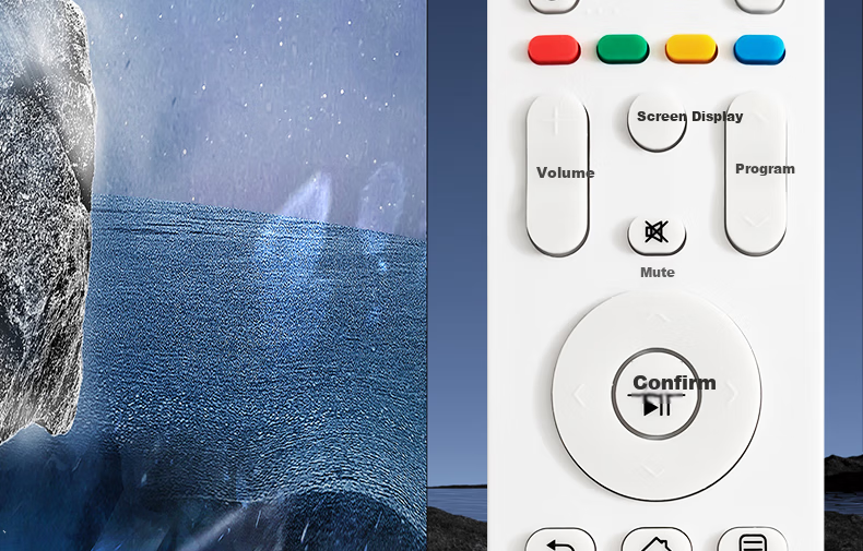 Dongpuli Infrared Remote Control Compatible with Haier TV Models LE32/40A7100L LE50/55A7100L 7