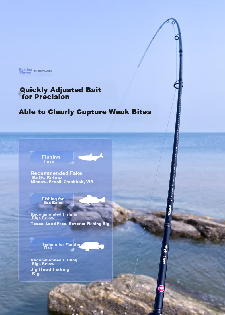 GW Fishing Rod, 2.34 Meters, M Action, Xiaolang Lure Rod, Insect Rod, Pistol Grip, Right-Handed, Baitcasting Reel, Lure Rod Set, Fishing Pole 7