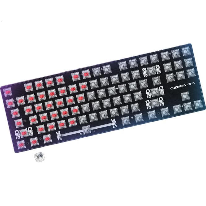 Беспроводная игровая клавиатура CHERRY MX 8.2 PRO TMR с магнитными переключателями, RGB-подсветкой, 87 клавиш, черная