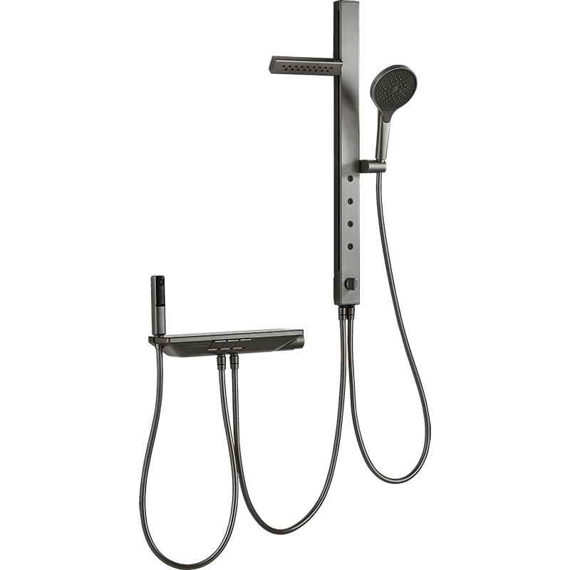HEGII Shower Head D45 Comfort Edition, Detachable Shoulder And Back Massage Shower Head Complete Set DMF956-315