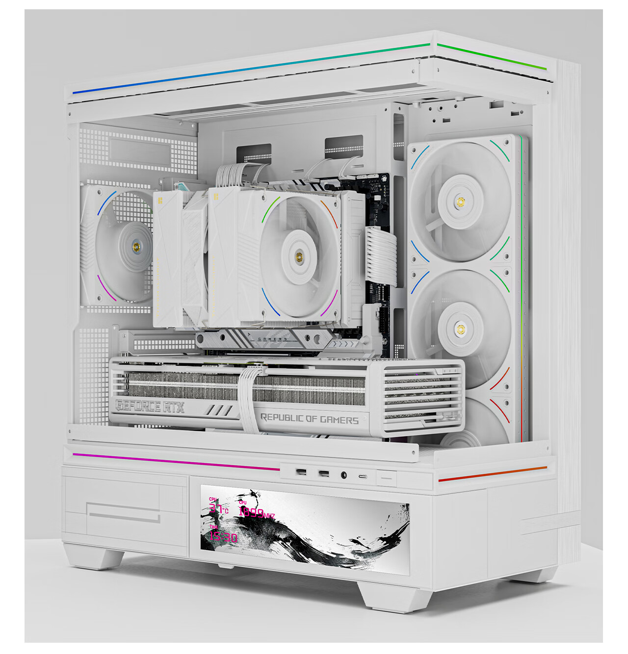Thermalright ROYAL PRETOR 130 ULTRA WHITE, Dual-Tower Airflow Design with 7 Heat Pipes, Wind Cooling Radiator, RP130 WHITE 6