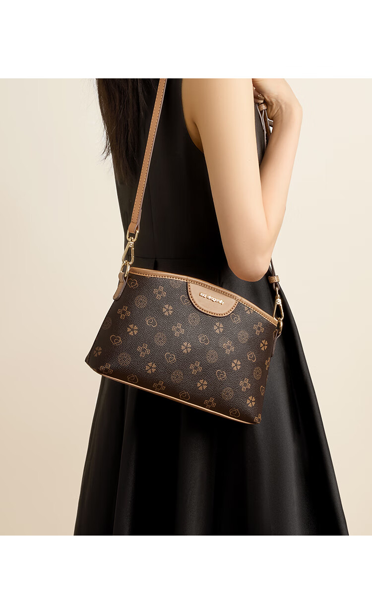 RED DRAGONFLY 2026 New Women's Handbag Crossbody Shoulder Bag Envelope Small Square Bag Birthday Gift for Girlfriend Or Mother 3