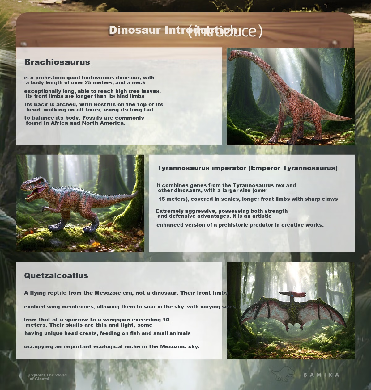 Bameika Large Set, One Large Solid Dinosaur Collection Model Toy, Realistic Jurassic Animals, Boys' Holiday Gift 2