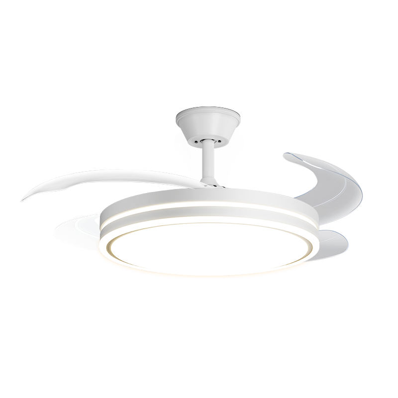 Dell Invisible Fan Light Pure Eye Protection Ceiling Fan Light Silent Home Dining Living Room Integrated Ceiling Fan Lamp New Electric Fan Light Fixture