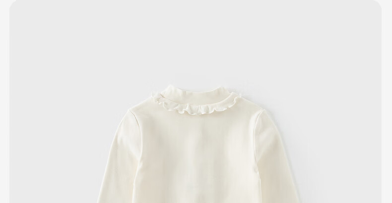 David Bella Kids Long Sleeve T-Shirt Autumn Girls Antibacterial Mite-Resistant Half Turtleneck Casual Base Shirt 6