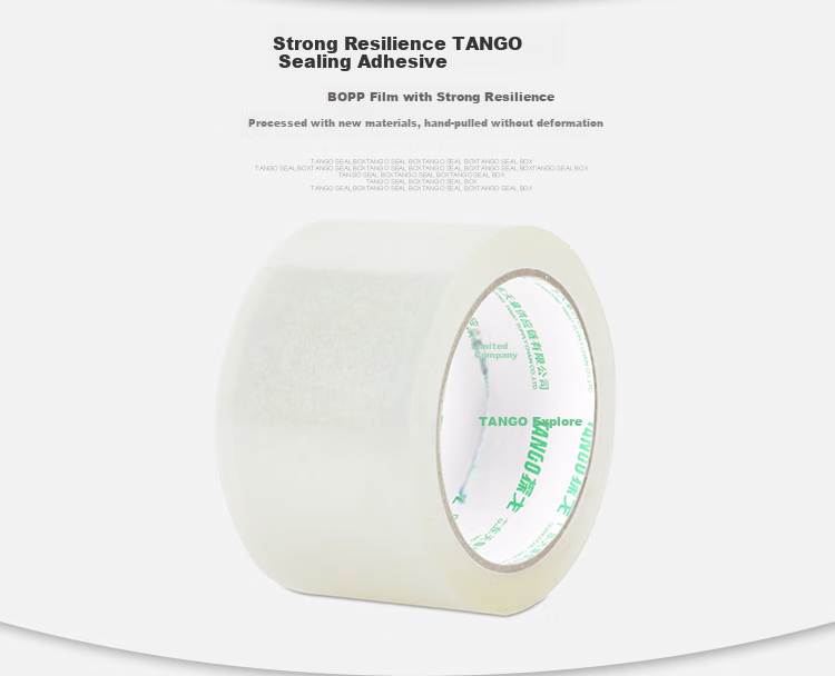 TANGO High Transparency Tape, 48mm*150y (137 Meters)*45um, 24 Rolls/box, High Transparency, High Adhesion, for Express Delivery, Factory Workshop, Logistics Packaging, Shipping, Enterprise Supplies 5