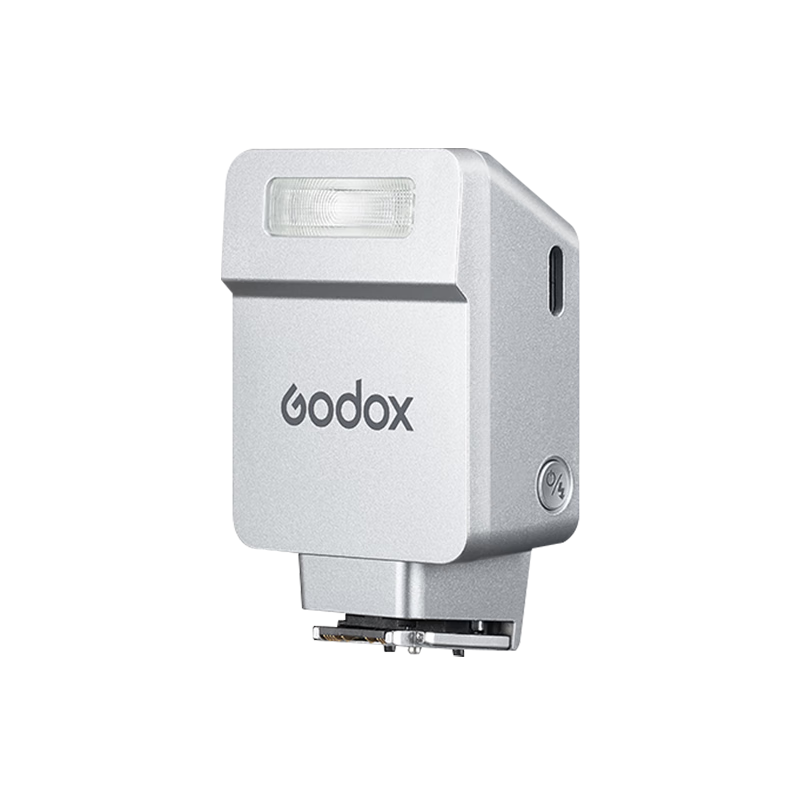 Godox IT22 Mini Flash Small Hot Shoe Mount On-Camera Flash Compact Cube Portable Outdoor Photography Portrait Digital Mirrorless Camera Silver Canon Version