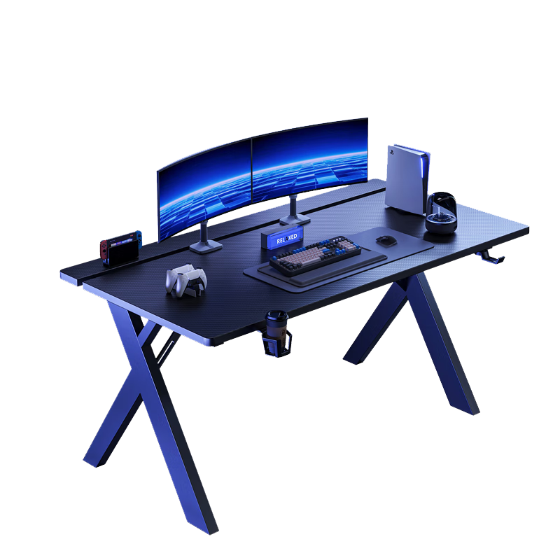MSFE Computer Desk, Gaming Table X Series, Two-Stage Double-Person Simple Home Desk, Office Study Writing Table