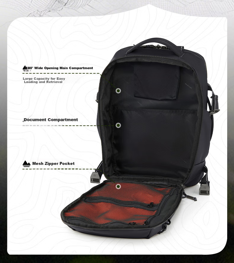 Xinxiuli Outdoor Sports Backpack, Laptop Bag, 15.6-Inch, Men's Travel Backpack, Versatile Carrying QW4 5