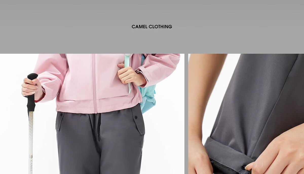 CAMEL 90% Down Outdoor Women's Fleece-Lined Thermal Windproof Waterproof Hiking Mountaineering Military Pants for Men 22