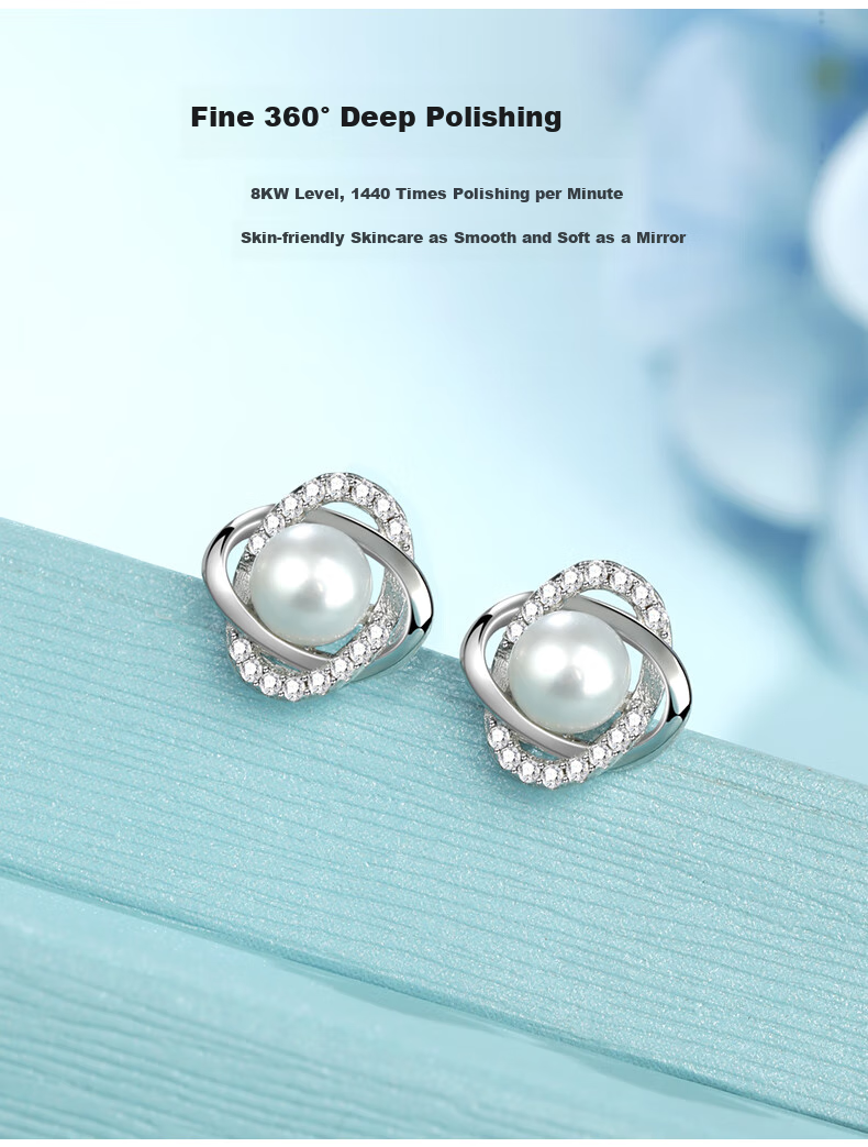 MANHE S925 Silver Mini Skirt Stud Earrings for Women, New 2026 Style, Birthday Gift for Wife Or Girlfriend 8