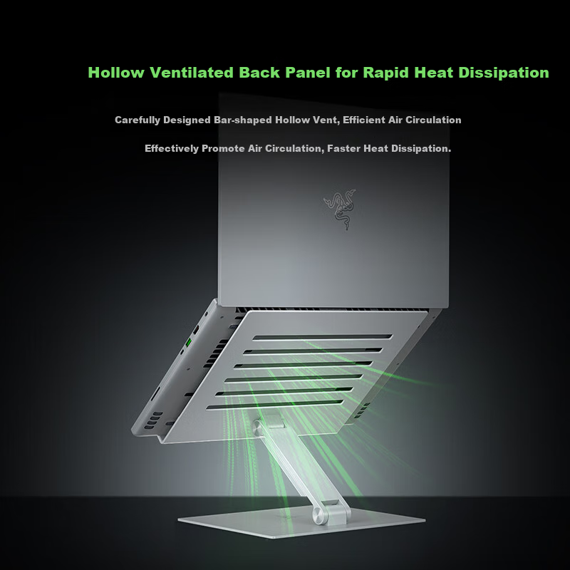 Razer Laptop Stand Tablet Riser Cooler Floating Rotating Adjustable Mercury