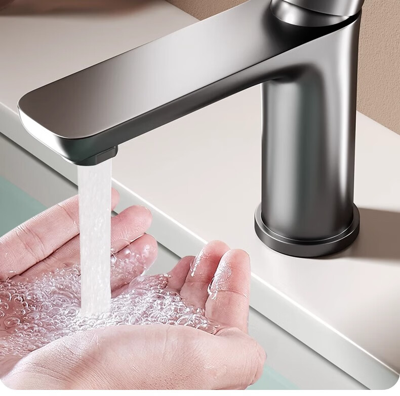WUZORY [Germany] Washbasin Faucet, Hot And Cold Water Two-In Bathroom Sink, Face Basin, Washbasin Faucet 9