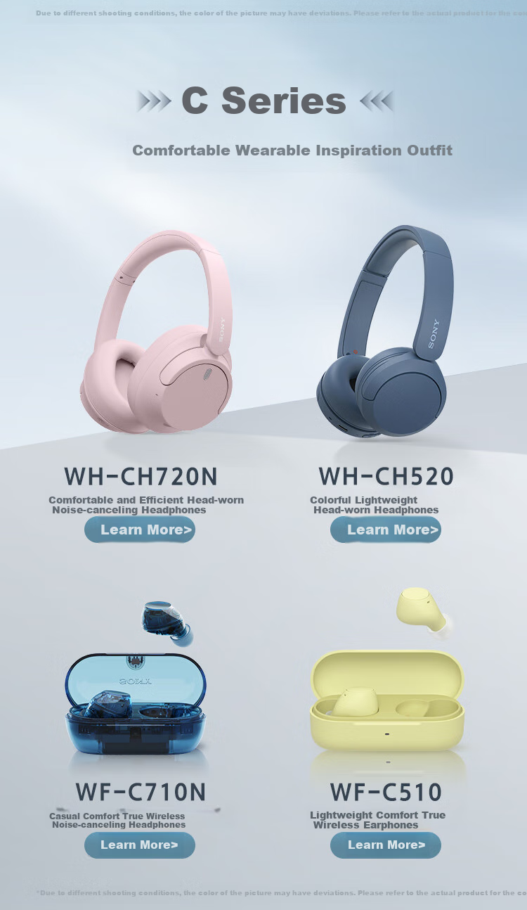 SONY WF-C710N, Comfortable True Wireless Noise Cancelling Earphones, White, Apple Earphones for 618 2