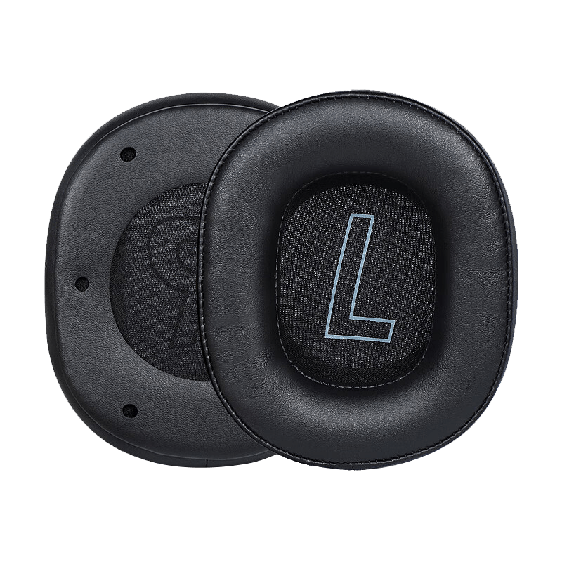 Baking Suitable for Edifier Headphone Ear Cups HECATE G2 Ear Covers, Wired And Wireless Over-Ear Headphone Protective Covers, Foam Covers, Professional Leather Covers, Black, One Pair