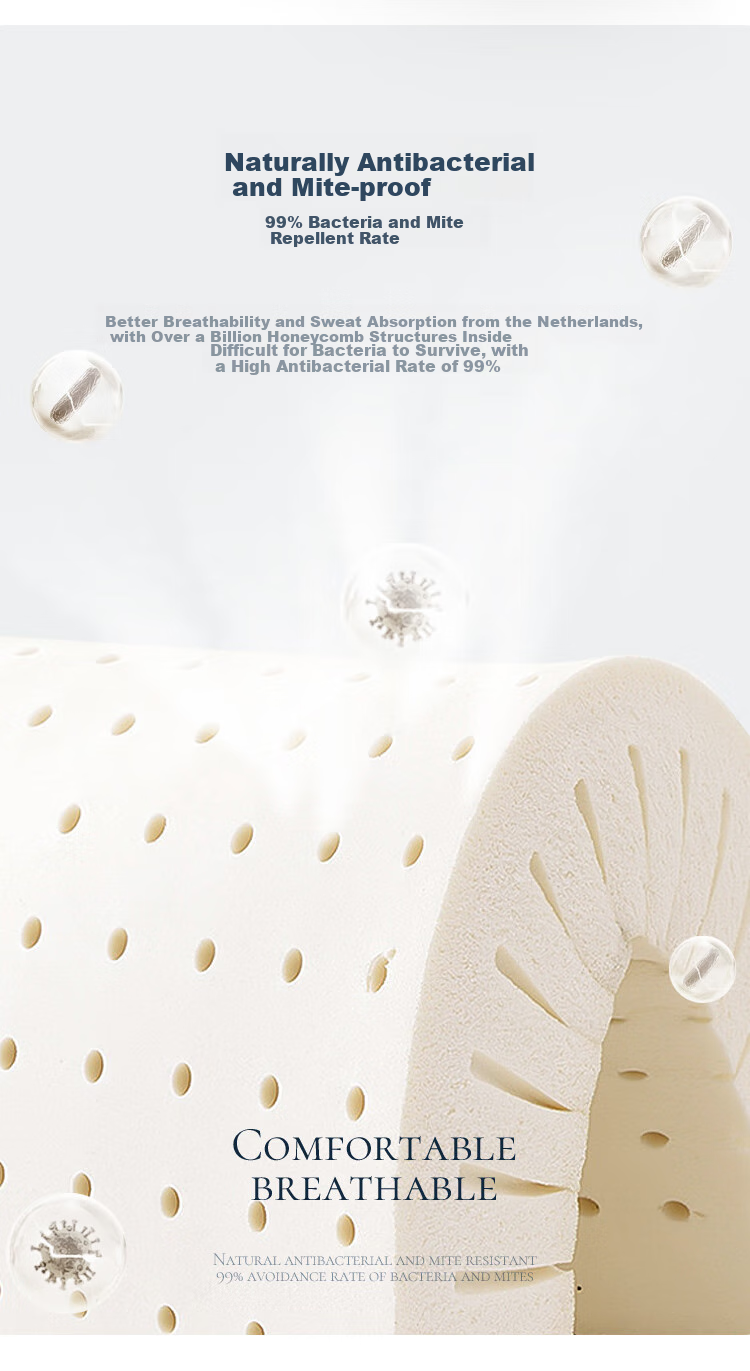 Dunlopillo , Imported from The Netherlands, Tralair Technology Latex Mattress, for 1.5m Bed/7.5cm Thick, Kaiyue Premium 9