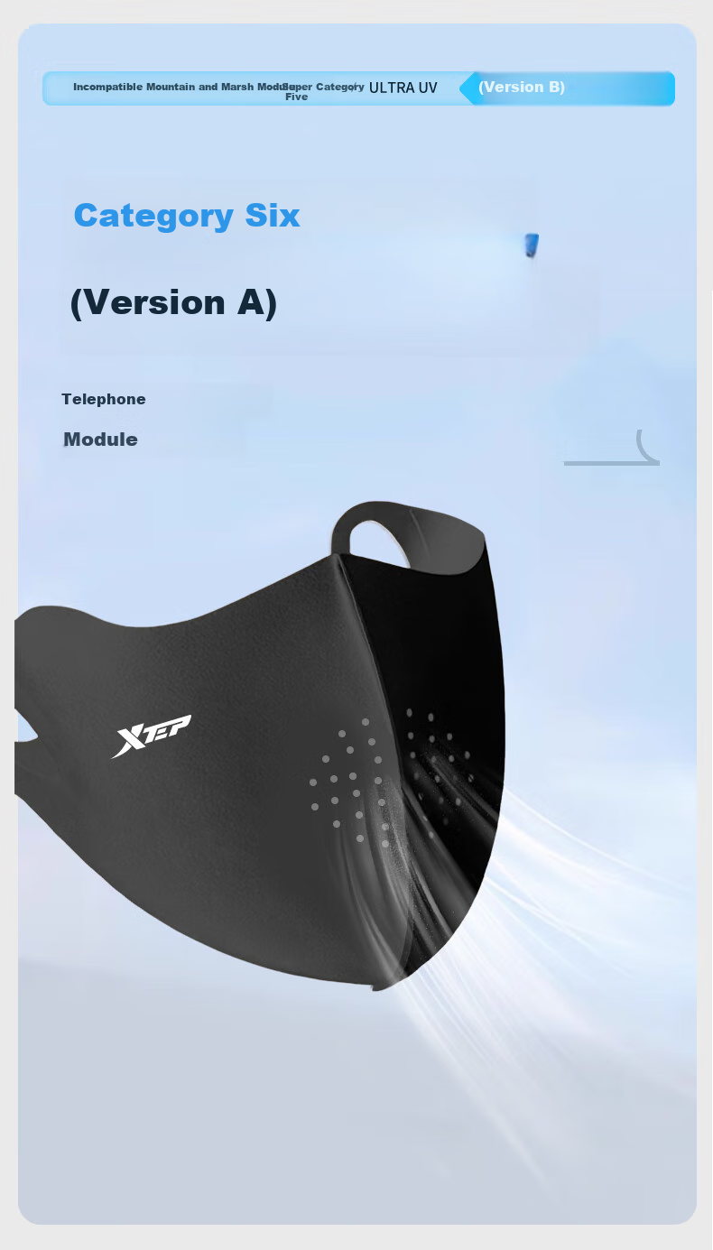 XTEP Sun Protection Face Mask [Set of 3], Full-Face Ice Silk Mask for Women, UV Protection Face Cover, Summer High-Quality Breathable 10