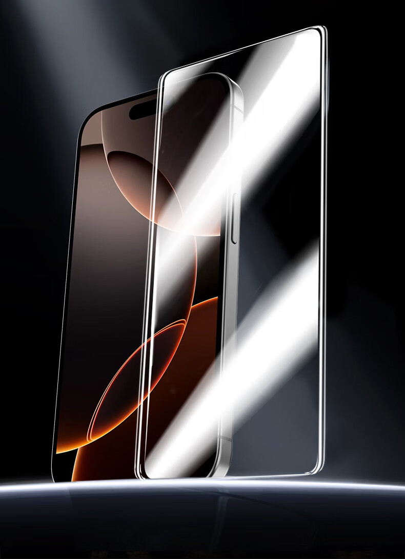 Smorss [2-Pack | Instant Ice Ceramic Film] for IPhone 16 Pro, Full Adhesive Hydrogel Film, Non-Tempered Glass, Shockproof, Anti-Fingerprint, Full Screen, No Black Border 3